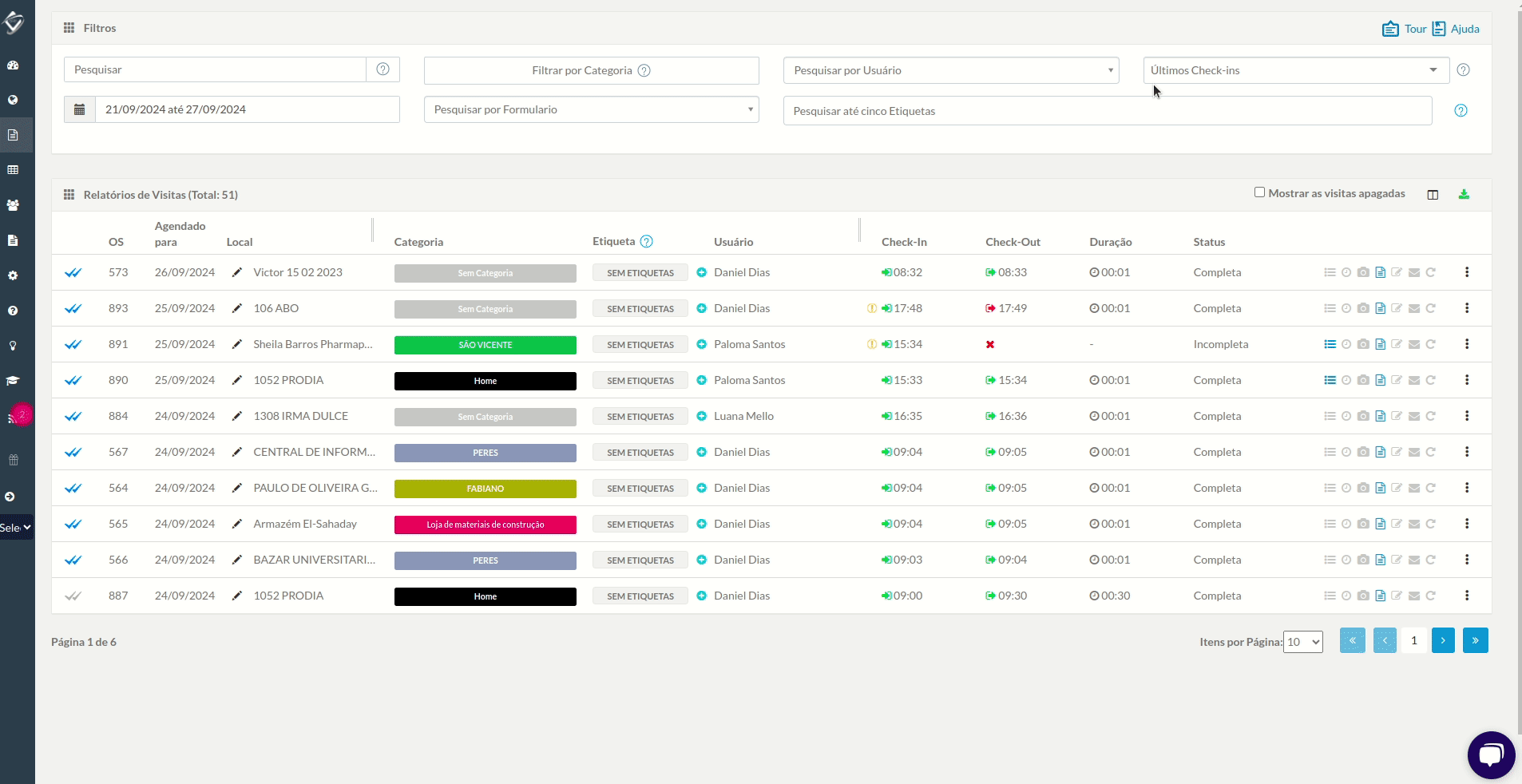 Processo de Reposicionamento de Local